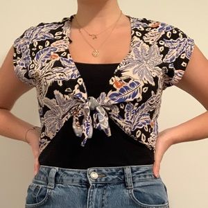 Garage Front-Tie Tank Top